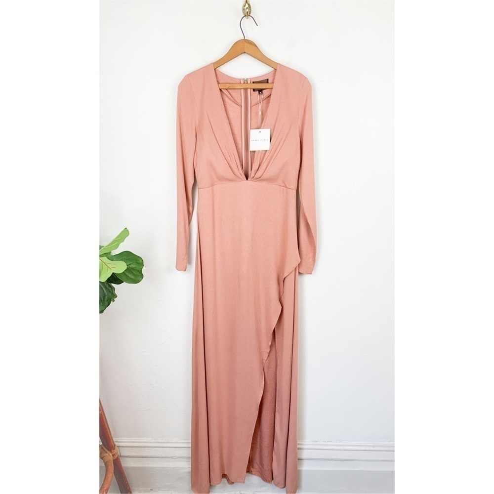 NWT Honey Punch Blush Pink Maxi Dress/Romper Sz M